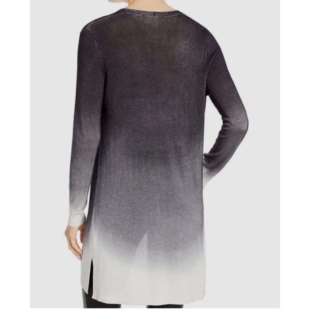 Kobi Halperin‎ Women's Gray Ombre Cardigan Lightweight Sweater  Duster Size M